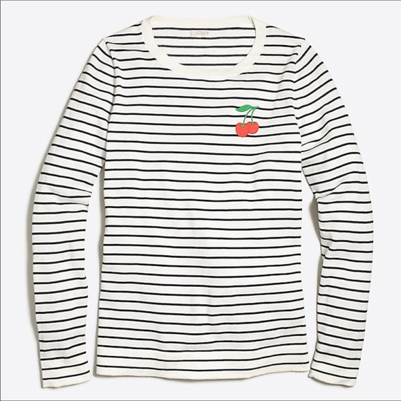 j crew cherry sweater
